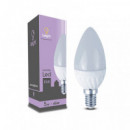 Bombilla Vela E14 6W Luz Fría  LEIGHT