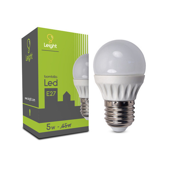 Bombilla E27 6W Luz Fría  LEIGHT