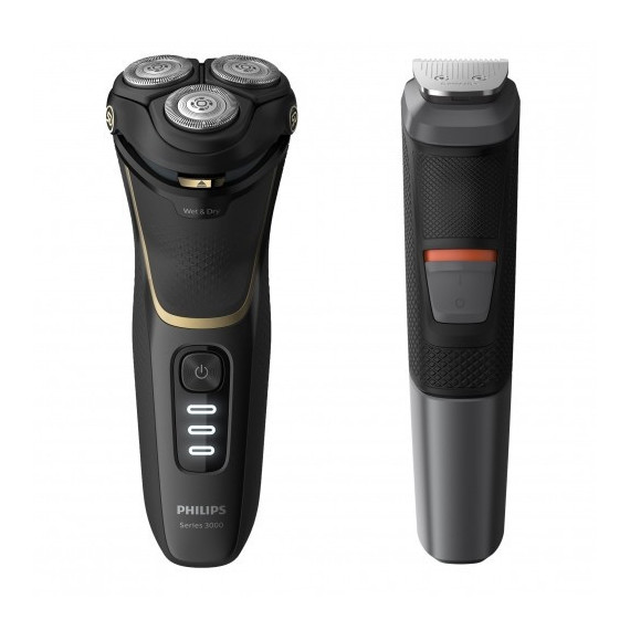 Afeitadora PHILIPS S3333/58 + Multigroom MG5720