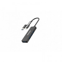 Hub SITECOM Usb-c O Usb-a a 4 Puertos Usb-a‎