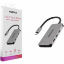 Hub 4 Puertos Usb-c Macho a X3 Usb-c 3.1 + 1 Usb-c Hembra de Carga  SITECOM