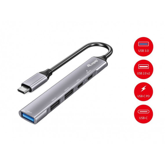 Hub EQUIP USB3.2-C a 2USB2.0 / 1USB3.0 / 100W