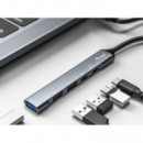 Hub EQUIP USB3.2-C a 2USB2.0 / 1USB3.0 / 100W