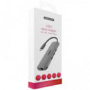 Docking Usb-c a HDMI + Gigabit Ethernet + 3,5 Mm Audio + 3X USB 3.1 + Lector Tarjeta  SITECOM