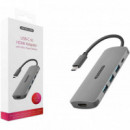 Docking SITECOM Usb-c a HDMI + Usb-c + 3 Puertos USB 3.0