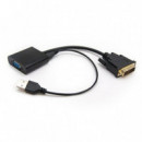 Conversor Dvi-d 24+1 Macho a VGA Hembra  NANO CABLE