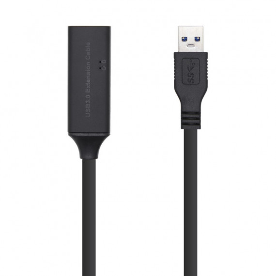 Cable USB 3.0 Prolongador con Amplificador y Alim.a/m-a/h 10M  AISENS
