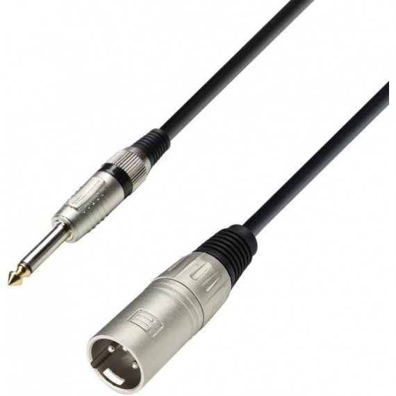 Cable Xlr-canon Macho a Jack Macho Mono 6,3MM 3MTRS.  DIMELEC