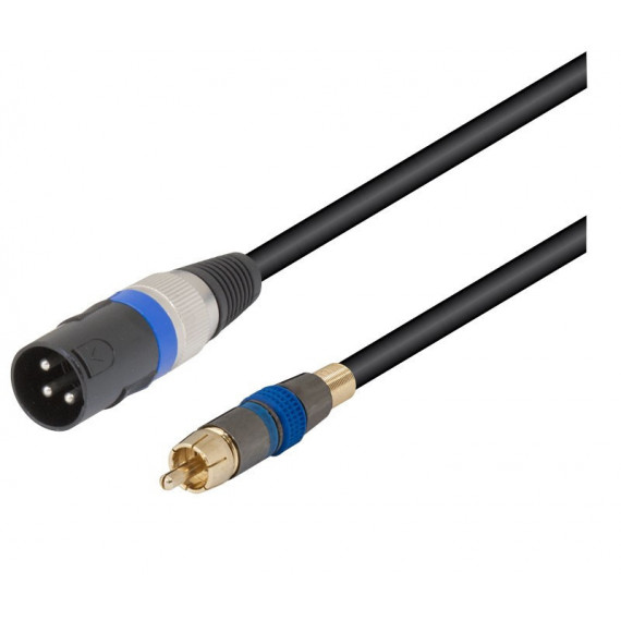 Cable Xlr-canon Macho a Rca Macho 2MTRS  NIMO