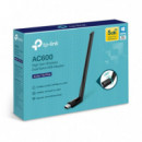 Receptor USB Inalámbrico de Alta Ganancia Doble Banda AC600 USB 2.0 Archer T2U Plus  TP-LINK