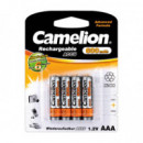 Batería Recargable Aaa 1,2V/600MAH Ni-mh  CAMELION
