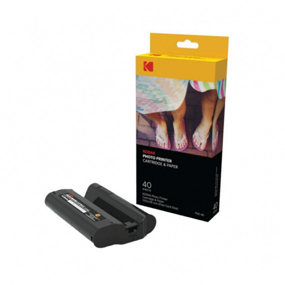 Cartucho y Papel de Impresora KODAK (40 Fotos)