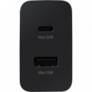 Cargador Doble SAMSUNG  35W Usb-c+usb-a