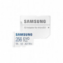 Tarjeta de Memoria Microsdxc SAMSUNG Evo Plus 256GB Uhs-i Clase 10 + Adaptador