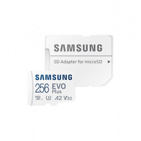 Tarjeta de Memoria Microsdxc SAMSUNG Evo Plus 256GB Uhs-i Clase 10 + Adaptador