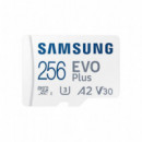Tarjeta de Memoria Microsdxc SAMSUNG Evo Plus 256GB Uhs-i Clase 10 + Adaptador