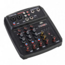 Mezclador Estéreo Función Live Streaming, Bluetooth, Usb, MP3 FONESTAR