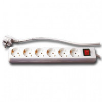 Regleta de 6 con Interruptor  HEPOLUZ