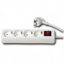 Regleta de 4 con Interruptor  HEPOLUZ