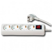 Regleta de 4 con Interruptor  HEPOLUZ