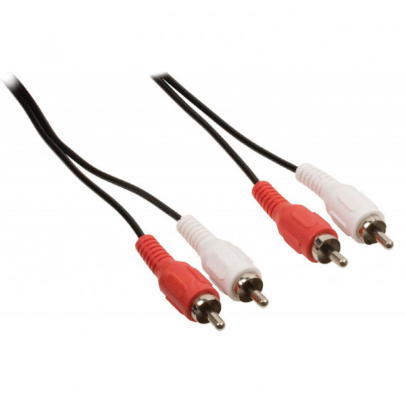 Cable 2RCA - 2RCA 1,80MTS.  DIMELEC