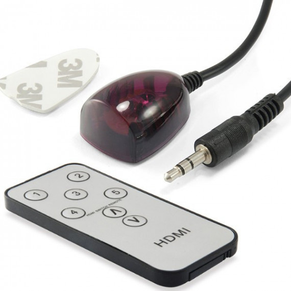 Conmutador HDMI de 3 Entradas a 1 Salida con Mando  NIMO
