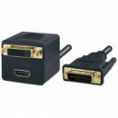 Adaptador Dvi-d Macho a Dvi+hdmi Hembra 20CM  NIMO