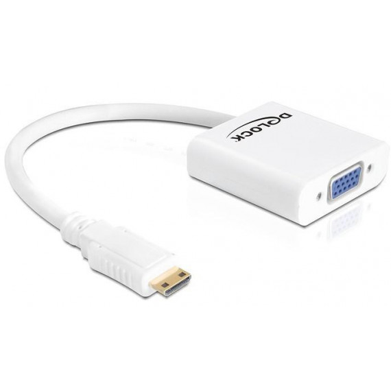 Conversor Mini HDMI a VGA  DELOCK
