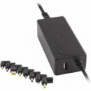 Alimentador Universal Automático 90W para Ordenador Portátil con Salida USB 5V-2A y 9 Adaptadores  NGS