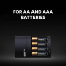 Cargador de Batería DURACELL de 4 Horas con 2 Aa y 2 Aaa