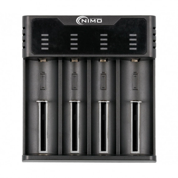 Cargador Baterías Cilíndricas de Ion-litio/ni-mh 4 Canales  NIMO