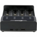 Cargador Baterías Cilíndricas de Ion-litio/ni-mh 4 Canales  NIMO