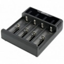 Cargador Baterías Cilíndricas de Ion-litio/ni-mh 4 Canales  NIMO
