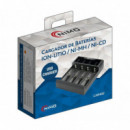 Cargador Baterías Cilíndricas de Ion-litio/ni-mh 4 Canales  NIMO