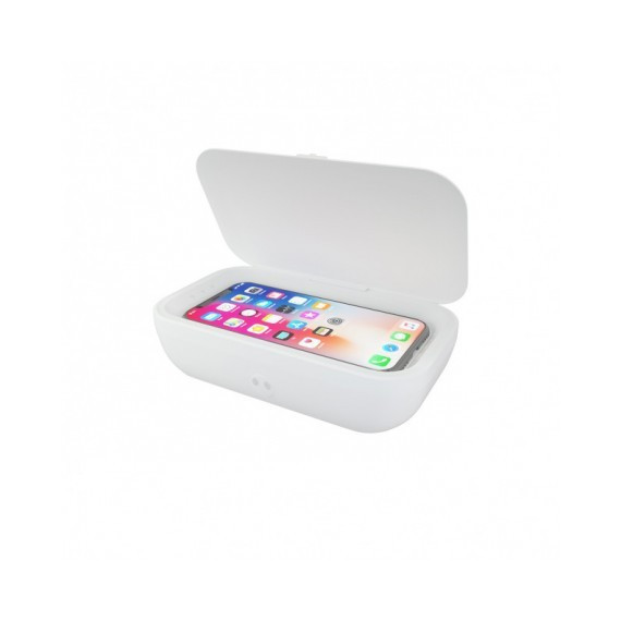 Caja Esterilizadora Uv Box con Carga Inalámbrica 10W  KSIX