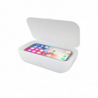 Caja Esterilizadora Uv Box con Carga Inalámbrica 10W  KSIX