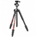 Trípode MANFROTTO Element Mii Aluminio Rojo