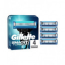 Gillete Repuesto 4 Hojillas para Mach 3 Turbo  GILLETTE