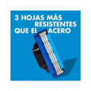 Gillete Repuesto 4 Hojillas para Mach 3 Turbo  GILLETTE