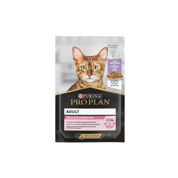 PROPLAN Gato Adulto Delicate Pavo Pouch 85 Gr