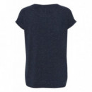 Camisetas Mujer Camiseta ICHI Rebel Total Eclipse