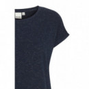 Camisetas Mujer Camiseta ICHI Rebel Total Eclipse