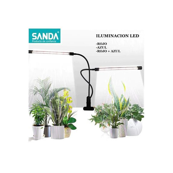 SANDA Lampara Luz Led para Cultivo de Plantas SD-5355