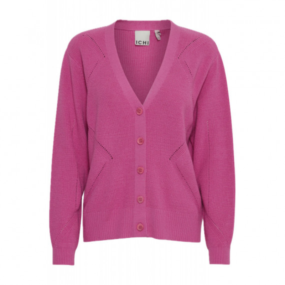 Jerséis y Sudaderas Cardigan ICHI Boston Super Pink
