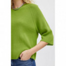 Jerséis y Sudaderas Top ICHI Boston Parrot Green