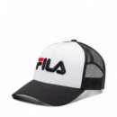 Gorra Blanca y Negra  FILA