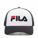 Gorra Blanca y Negra  FILA