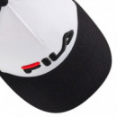 Gorra Blanca y Negra  FILA