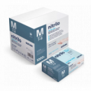 Talla M Guantes de Nitrilo sin Polvo 3,5 G. (10 Estuches)  SANTEX