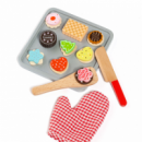 Juego de Galletas de Madera Cookies Set  MOLTO